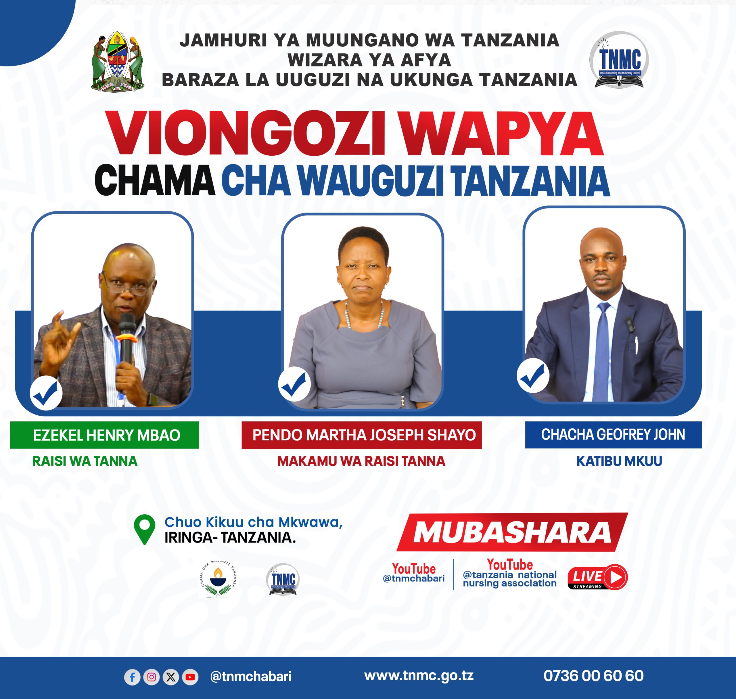 CHAMA CHA WAUGUZI TANZANIA (TANNA) WAPATA UONGOZI MPYA